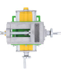 Ycauty Cross Slide Drill Vice Xy Multifunctional Compound Vise For Table Milling Machines, top view with raised jaws and dual axis design.