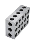 Precision Machinist Milling Blocks Two By Four By Six Inch Hardened Tool Steel Work Holding Set with clamping holes.