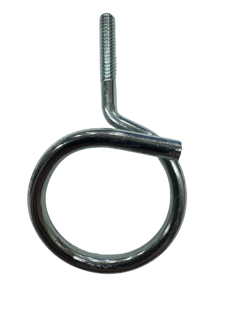 Box Of 100 Bridle Ring Set, 2 Inch Length, One Quarter Twenty Thread Machine Screw Rings For Cable Management, Clamps And Supports, Durable Hardware Pack For Industrial Projects. zinc bridle ring with 1/4-20 thread