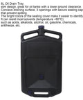 Get This Pro 8L Low Profile Oil Drain Pan For Car And Motorcycle Service With Huge Capacity to Handle Coolant Antifreeze and All Fluids.