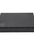 Plug And Play 10400mAh Ups Battery Backup For Routers And Modems showing compact black design with power indicators and vents.