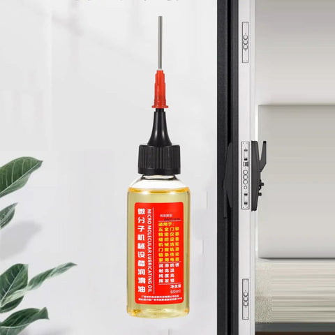 Door Hinge Lubricant Penetrating Oil For No More Squeaks And Rust Prevention, 60ml bottle with applicator nozzle