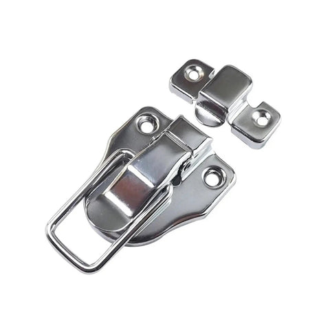 Four Pack Vintage Iron Toggle Hasp Latches With Screws For Rustic Cabinets And Small Furniture, Easy Install Hardware, Durable Rust Resistant