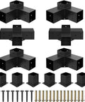 Heavy Duty Pergola Kit With 3 Way Corner Brackets For DIY Gazebo Hardware Kit For Patio Backyard Outdoor Use Weather Resistant Sturdy Construction