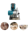 Forget The Cords Grab This 5 Inch Rechargeable Circular Saw Built Heavy Duty For Cutting Plywood Thin Metal And Plastic A Smooth Operator For DIY Home Projects, front view of saw.