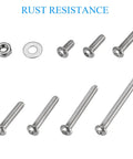410 Piece Tiny Button Head Hex Socket Cap Screws Kit In 304 Stainless Steel With M2 Through M20 Sizes Zero Point Four Millimeter Pitch Includes Nuts Washers And Hex Keys For Micro Fastening Projects