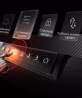 Silent Motor Sit Stand Desk With Glowing Led Ring And Three Memory Button Settings For Home Office Computer Workstation Quick Build Hits Different All Week control panel showing memory modes and settings.