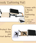 Dope Compact Linocut Press For Printmaking With Hand Lever Operation Easy To Use Manual Printing Press with felt pad