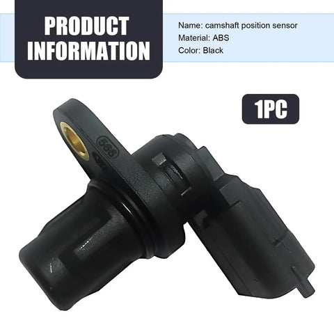 Straight Plug Play Camshaft Position Sensor Smashes Extreme Heat And Instantly Ditches Check Engine Lights Direct OEM Replacement in black ABS.