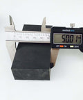 High Purity Graphite Ingot Block For EDM And Milling Surface, 100mm X 50mm X 25mm, 99.9% Purity, Tight 0-0.05mm Tolerance, with caliper