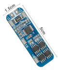 Heavy Duty 3S Bms Module 12V 10A Lithium Battery Balance Board top view showcasing components and dimensions 1.5cm x 5cm.
