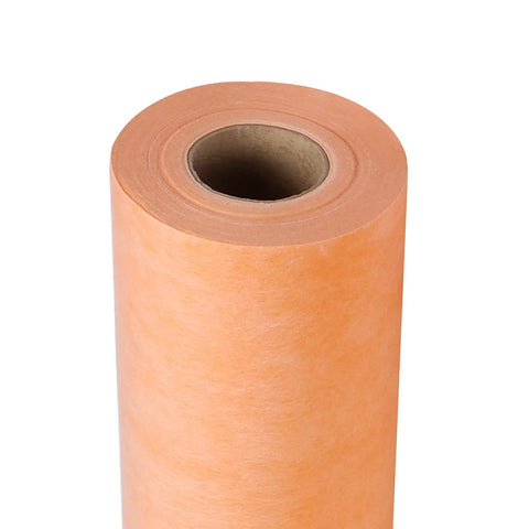 Waterproof Tile Underlayment Membrane For Shower And Bathroom Floors With Heavy Duty PE Fabric Uncoupling Barrier 5 Inch By 100 Foot Roll