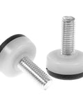 Adjustable M10 Furniture Leveling Feet Set With ABS And Iron Inserts 30 Pack Heavy Duty Table Leg Levelers close-up view