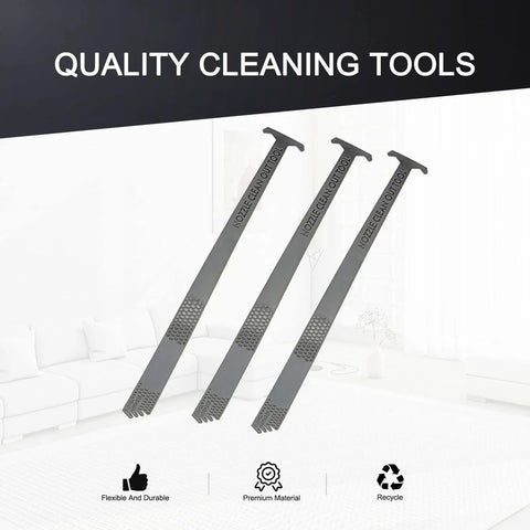 3 Pack Bare Floor Tool Replacement Nozzle For ProHeat 2X Revolution Pet Upright Carpet Cleaners, metal nozzles on display
