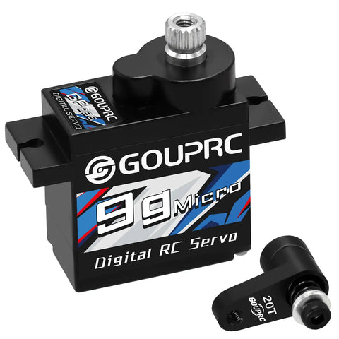 9G Micro Digital Servo With Metal Gears For ARRMA Granite GROM Typhon And GROM 1 18th To 1 14th RC Cars Upgrade with 20T Horn