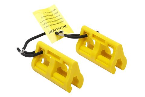 Outboard Hydraulic Steering Lock For Trailering, No Brainer Clip On Pressure Relief For Steering Cylinders, Thermoplastic Rubber Clips