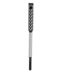 Bosch RCSS2144 Seven Eighth By Twelve Inch Straight Shank Rebar Cutter with spiral flute design for effective debris removal.