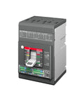 Tough As Nails Three Pole Molded Case Distribution Circuit Breaker XT2V160 LSI R63 FF front view, showing on/off switch and electrical connections.