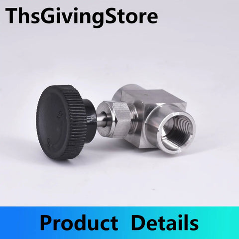 Heavy Duty 304 Stainless Steel G Female Needle Valve for Precise Flow Control in Water Gas Oil