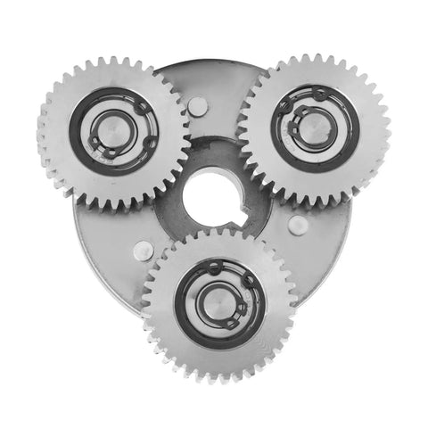 Planetary Gear With Clutch 36T 38mm For Electric Bike Motor Ebike Silver Steel Gear Parts High Quality Wear Resistant