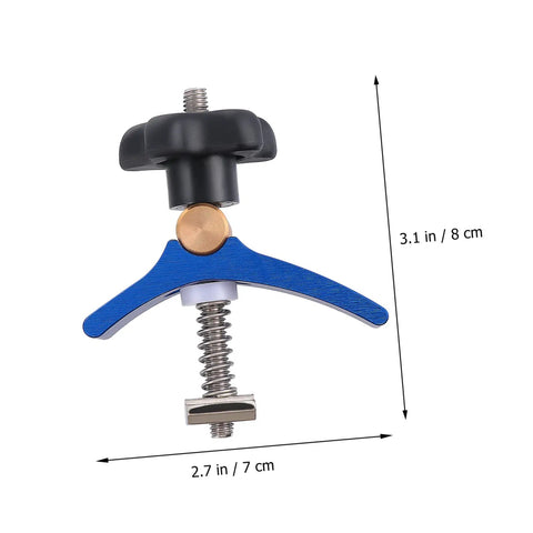 Heavy Duty Track Hold Down Clamp For Woodworking And Carpentry, T Track Clip with measurements, strong clamping force
