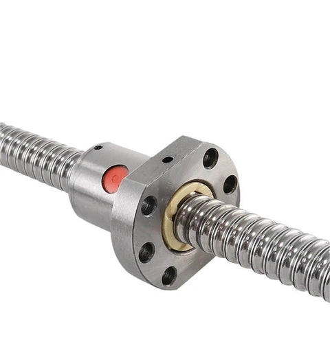 Right Hand SFU2010 Ball Screw 20mm Diameter 10mm Lead C7 Rolled With End Machined For Lathe And CNC Motion Rails 500mm Length