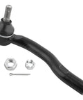 2 Piece Front Outer Tie Rod Ends Replacement Kit For Lexus ES300 2002 2003, Toyota Camry 2002 2003, Highlander 2001 2003 ES3601 ES3600 Front Left Right, black metal end with nut and cotter pin