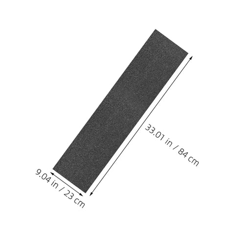 Grippy Waterproof Grip Tape Sheets For Skateboards And Scooters High Traction Non Slip PVC Sandpaper 33 By 9 Inches with dimensions
