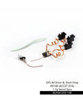 Slick Ultra Lightweight Micro Brushed Gearbox Power System Combo For Mini Rc Planes with 3 servos and 3-inch prop.