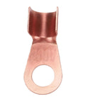 Copper eyelet connector for welding use, providing reliable electrical connections in ground systems.
