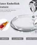 Matte Gel Top Coat And Base Coat Set No Wipe For Long Lasting Chip Resistant Mani At Home Kit shown with texture detail