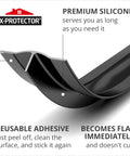 Premium Silicone Stove Gap Cover 50 Inch Long Self Adhesive Gap Filler Between Stove And Counter Heat Resistant Spill Guard detail