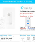 Smooth Wireless Dimmer Light Switch And Smart Receiver That Hooks Up Easy With Alexa For Quick Voice Control and remote with setup diagram.