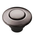 Garbage Disposal Air Switch Decorative Button For Kitchen Island In Black Stainless Finish Coordinating Button Only