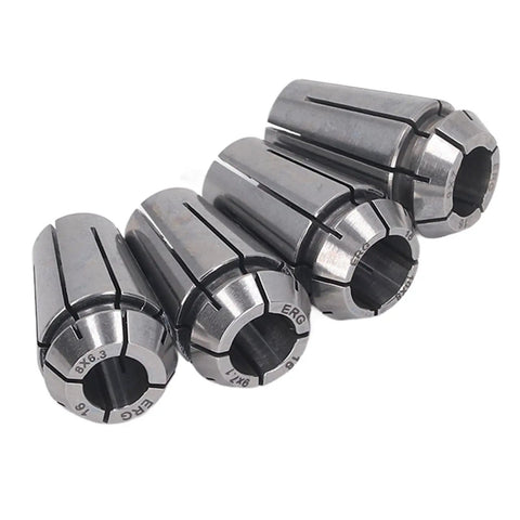Top Tier 4-Piece Spring Steel Collet Chuck Kit For Boring And Milling Jobs With Insane Accuracy Under 0.0003 Inch Runout, four collet chucks