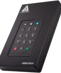 Aegis Fortress L3 4TB Hardware Encrypted USB 3 0 Portable Drive With 256 Bit AES XTS FIPS 140 2 Level 3 Validation Separate Admin And User Modes Dual Read Only Options Brute Force Defense For Everyday Data Security black keypad drive