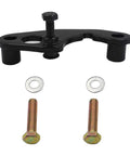 Heavy Duty Bulletproof Exhaust Manifold Bolt Repair Kit For Driver Front Passenger Rear Fits 1999 Plus GM Trucks And SUVs 4 8L 5 3L 6 0L 6 2L Engines Black Finish with bolts and washers.