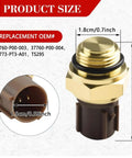 Keep Your Daily Driver From Getting Fried With This Bolt On Radiator Coolant Fan Switch And Engine Temp Sensor Replaces Oem 37760P00003 Fits Most Rides Smoothly showing size and details of sensor.