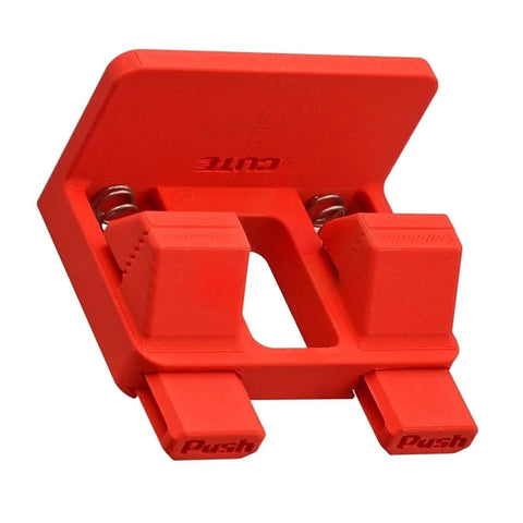 Heavy Duty Electric Wire Welding Fixture Strength Clamp For Secure Connection In Damp Garages No Rust, Red nonconductive clamp for welding.