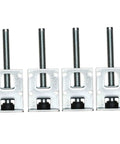 Adjustable Table Leg Leveler Foot Set For Chairs Desks And Cabinets 100mm Steel Sofa Lifter Heavy Duty Furniture Feet