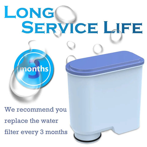 AquaClean Compatible Coffee Machine Filter CMF009 CA6903 3-month long service life indicator with filter image