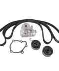 Premium Timing Belt V-Belt Pulleys Set And Guide Kit For Opel Astra H And Zafira B 1.7 CDTi Engine Perfect Match For Original Fitment To Keep Your Motor Running Smooth Like A Dream Without No Glitches. timing belt kit with pulleys, guide, pump and gasket