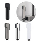 Plastic Bidet Sprayer Multi-Functional Handheld Faucet Toilet High Pressure Shower Self Cleaning Accessories(Silver) displayed in black, silver, and white finishes.