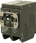 Heavy Duty Quadplex CTL Circuit Breaker BQ215230 15A And 30A Dual Trip 120/240V 10 KAIC Rejection Tab front view
