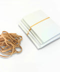 Size 64 Rubber Bands 3 1/2 Inch By 1/4 Inch Pack Of 80 Natural Latex For Office Bundling And Organization Essentials shown with folders
