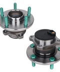 Pair Rear 512347 Wheel Hub Bearing Assembly For Mazda 3 2004 To 2013, Mazda 3 Sport 2009 To 2013, Mazda 5 2006 To 2017, 5 Lug With ABS