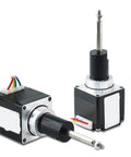 Nema 11 Fixed Shaft Ball Screw Stepper Motor Assembly drop in ready with lead screw for CNC and home shop builds.