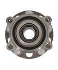 Front view of Front Hub Bearing Assembly Fits 2009 To 2017 Hyundai Equus Genesis Coupe Kia K900 5 Lug Without Abs 512417 Bolt On