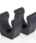 Heavy Duty Nylon Injection Molded Ladder And Pole Clips For Boats And RVs, Lightweight Spring Clamp Holder, Pack Of 2