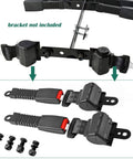Retractable Golf Cart Seat Belt Kit Universal Fit For EZGO, Yamaha, Club Car, Go Kart And UTV Front Or Rear Mount